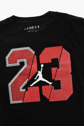 AIR JORDAN Maxi Embossed PrintedFront Crew-Neck T-shirt
