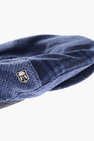 Virgin Wool Plaid Check Bunnet