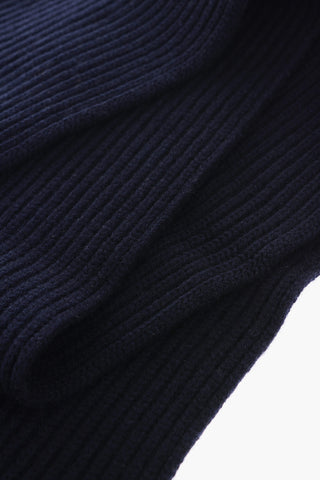 Ribbed Cashmere Scarf
