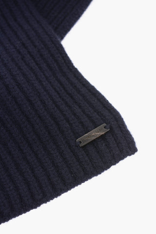 Ribbed Cashmere Scarf
