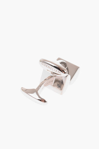 Brass Cufflinks with Nacre Detail