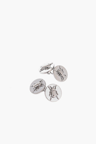 Beetle Detail Zamack Cufflinks