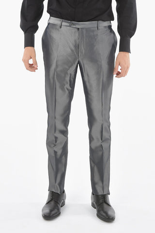 Twill CERIM.ACADEMY Peak Lapel No Hem 3 Piece Waistcoat Suit