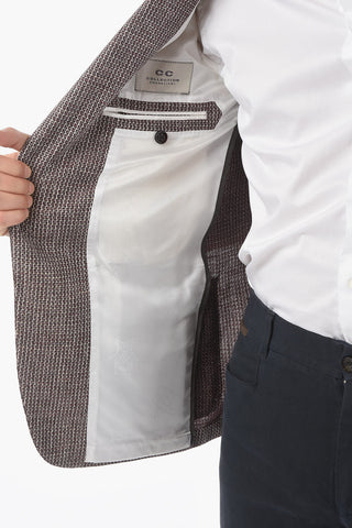 CC COLLECTION giacca a 2 bottoni REFINED due spacchi revers classico