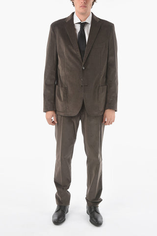 Corduroy Side Vents Notch Lapel GATE 2-button Suit