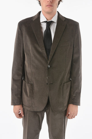 Corduroy Side Vents Notch Lapel GATE 2-button Suit