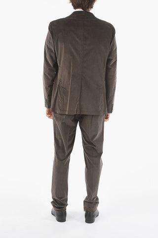 Corduroy Side Vents Notch Lapel GATE 2-button Suit