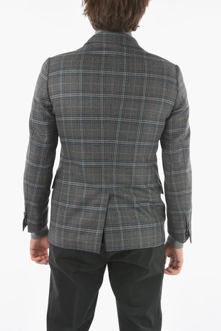 ID Plaid Check IDENTITY Center Vent Full Zip IDENTITY Jacket