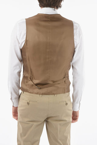 Gilet ACADEMY Doppiopetto Bicolore con Martingala
