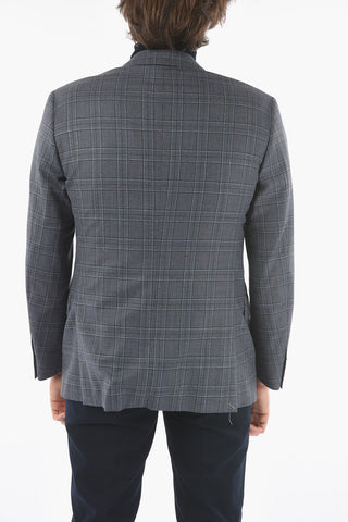 District Check Virgin Wool LEADER SOFT Side Vents Jacket
