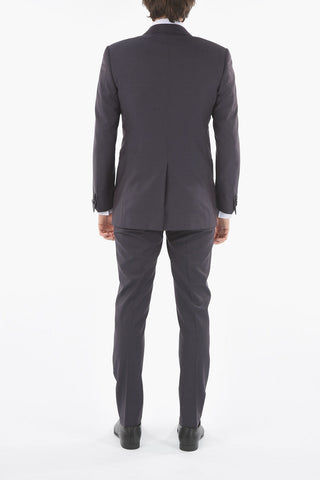 Virgin Wool CERIM.ACADEMY Shawl Lapel 3 Piece Waistcoat Suit