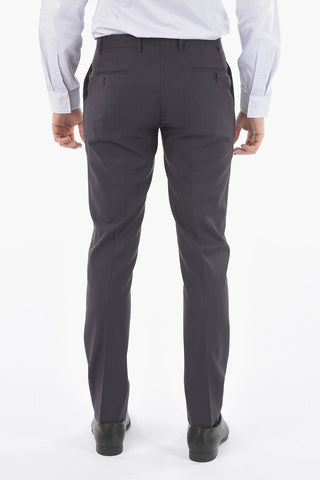 Virgin Wool CERIM.ACADEMY Shawl Lapel 3 Piece Waistcoat Suit