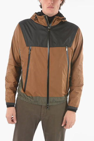 ID Zip Closure Outerwear Jacket with Hood