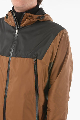 ID Zip Closure Outerwear Jacket with Hood