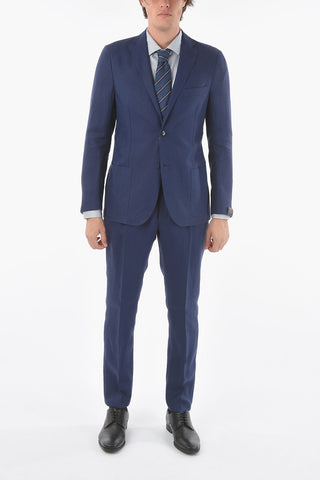 Flax Solid Color GATE 2-Buttons Blazer