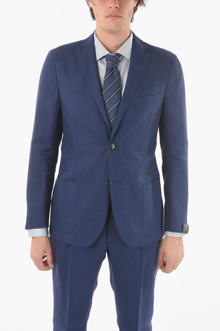 Flax Solid Color GATE 2-Buttons Blazer