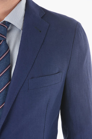 Flax Solid Color GATE 2-Buttons Blazer