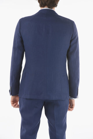 Flax Solid Color GATE 2-Buttons Blazer