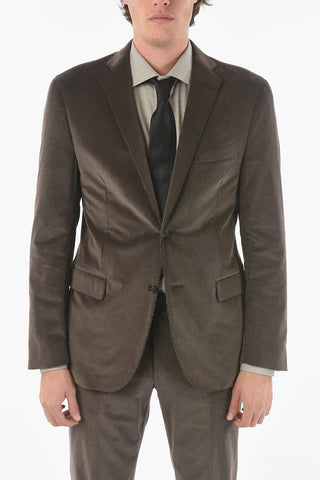 corduroy side vents notch lapel GATE 2-button suit