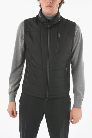 ID Padded Sleeveless Vest with Extractable Hood