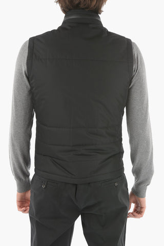 ID Padded Sleeveless Vest with Extractable Hood