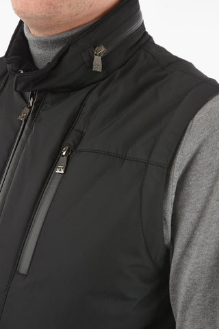 ID Padded Sleeveless Vest with Extractable Hood