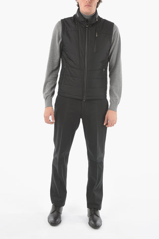 ID Padded Sleeveless Vest with Extractable Hood