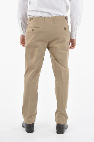ID Solid Color Stretch Cotton Chino Pants