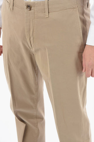 ID Solid Color Stretch Cotton Chino Pants