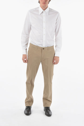 ID Solid Color Stretch Cotton Chino Pants
