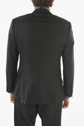 Virgin Wool LEADER Jacket With Notch Lapel