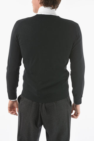 CC COLLECTION V-Neck Cotton Cardigan