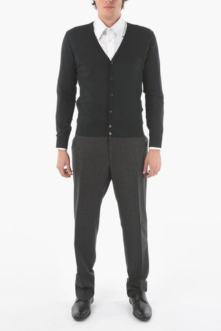 CC COLLECTION V-Neck Cotton Cardigan