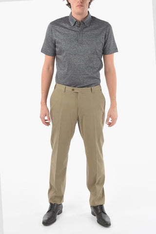 Belt Loops Solid Color LEADER Pants