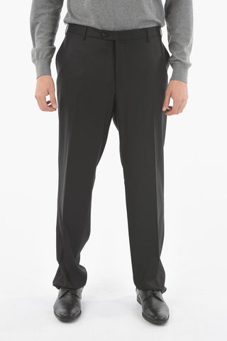 Solid Color Virgin Wool LEADER Pants