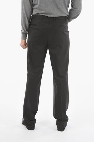 Solid Color Virgin Wool LEADER Pants