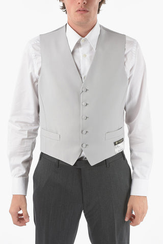 Virgin Wool 2 Pockets CERIMONY Vest