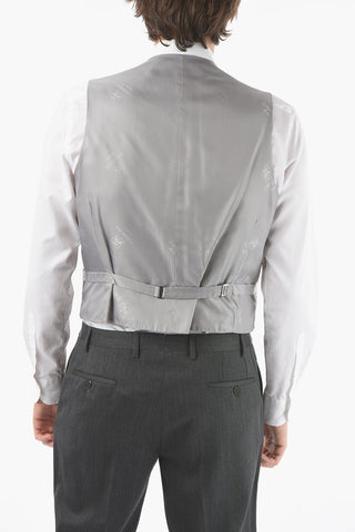 Virgin Wool 2 Pockets CERIMONY Vest