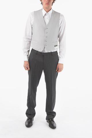 Virgin Wool 2 Pockets CERIMONY Vest