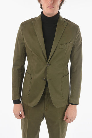 CC COLLECTION abito 2 bottoni in cotone stretch due spacchi revers classico