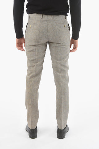 CC COLLECTION  houndstooth side vents notch lapel RESET 2-button suit