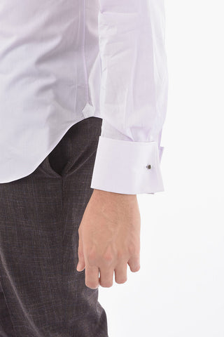 Popeline 200/2 Cotton NOBLE Shirt with Double French Cuffs