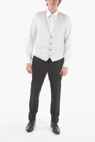 Mini Checked Silk CERIM.ACADEMY Vest