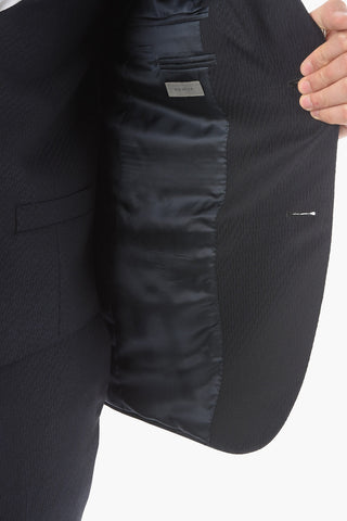 Virgin Wool and Silk ACADEMY Peak Lapel 3 Piece Waistcoat Suit
