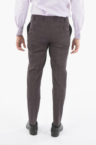 CC COLLECTION abito 2 bottoni REFINED district check due spacchi revers classico
