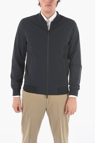 CC COLLECTION Solid Color Water Resistant Bomber