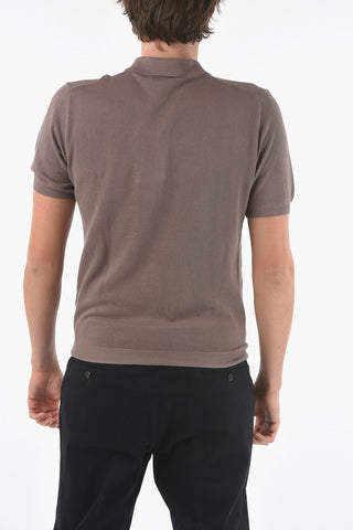 Virgin Wool 3-Buttons Polo Shirt