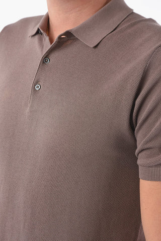 Virgin Wool 3-Buttons Polo Shirt