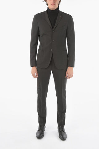 CC COLLECTION abito 3 bottoni REWARD mini check due spacchi revers classico