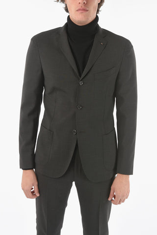 CC COLLECTION abito 3 bottoni REWARD mini check due spacchi revers classico